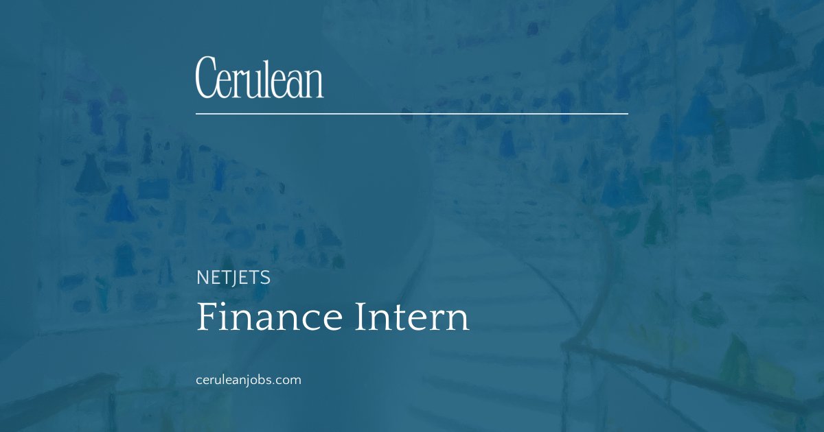 Net Jet Locations NetJets Finance Intern – Cincinnati – Cerulean