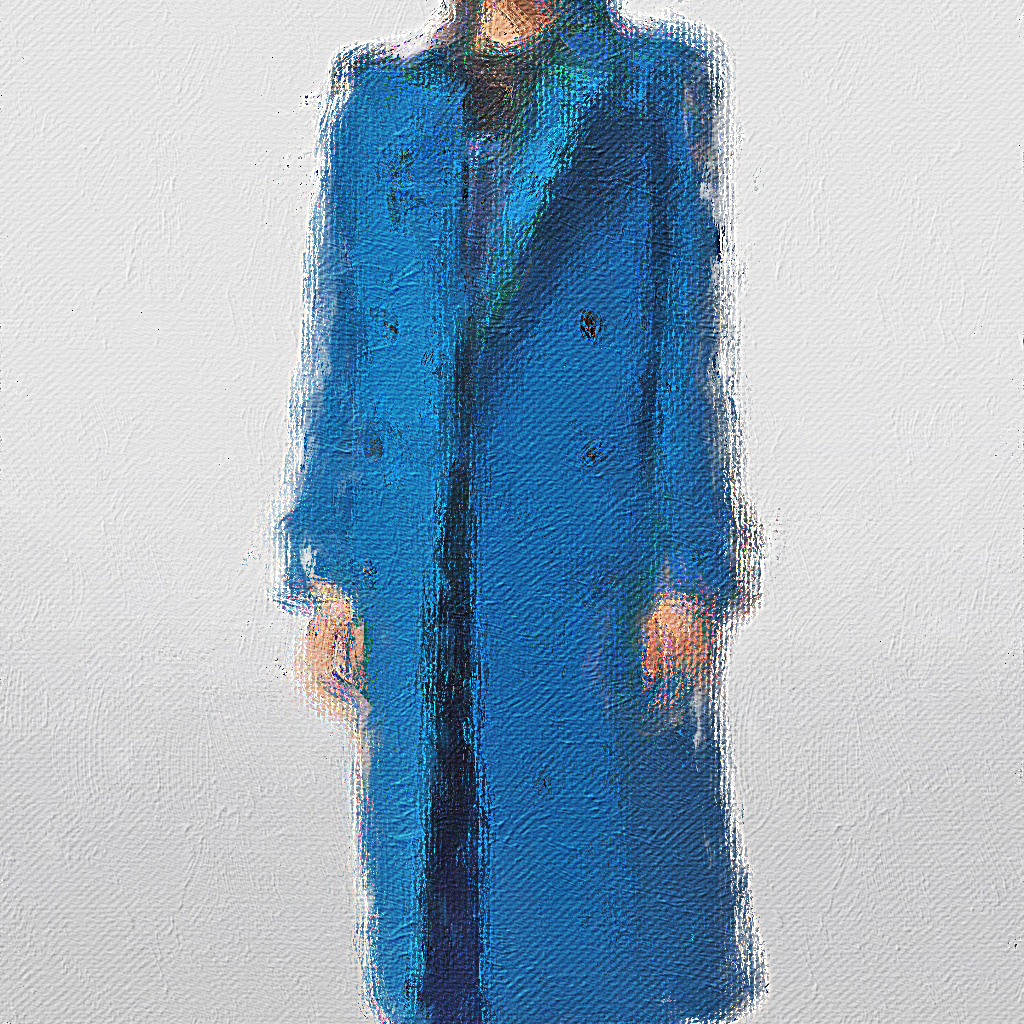 Burberry trench coat worn