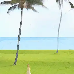 AERIN Beauty background painting