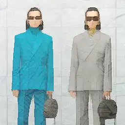 Balenciaga background painting