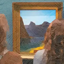 Belvedere background painting