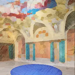 Belvedere background painting
