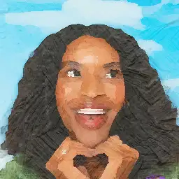 Benefit Cosmetics background painting