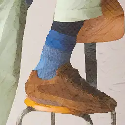 Car Shoe background painting