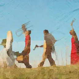 Chandon background painting