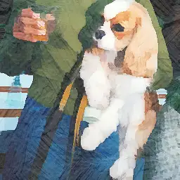 Chandon background painting