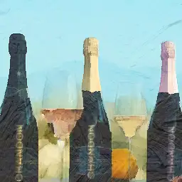 Chandon background painting