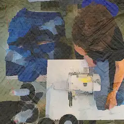 Diesel background painting