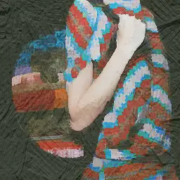 Dries Van Noten background painting
