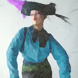 Fenty background painting