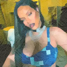 Fenty banner painting