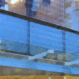 Holt Renfrew background painting