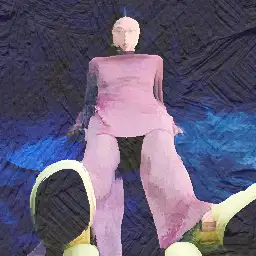 Jil Sander banner painting