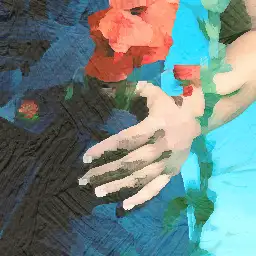 Kenzo Parfums background painting