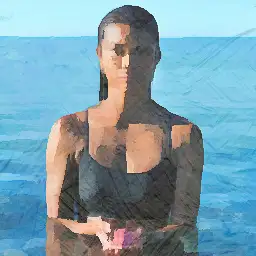 Kenzo Parfums background painting