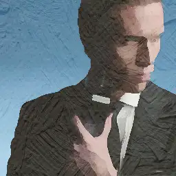 Kering Beauté background painting