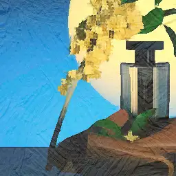 L'Artisan Parfumeur background painting