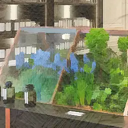 L'Artisan Parfumeur background painting