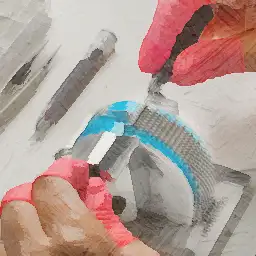 Lascor banner painting
