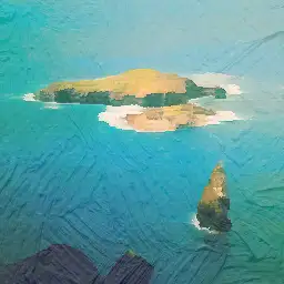 Loto del Sur background painting