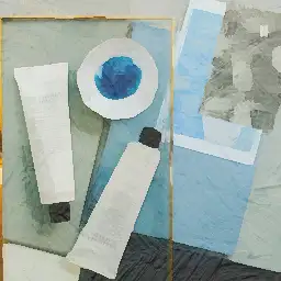 Loto del Sur background painting