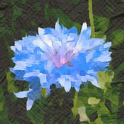 Loto del Sur background painting
