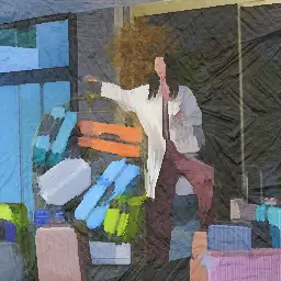 MAX&Co. background painting