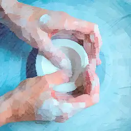 Michelangelo Foundation background painting