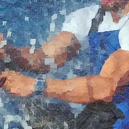 Officine Panerai background painting