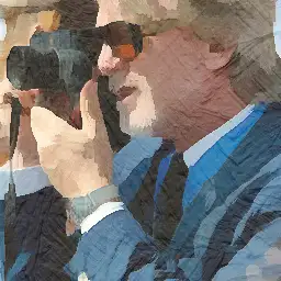 Omega banner painting