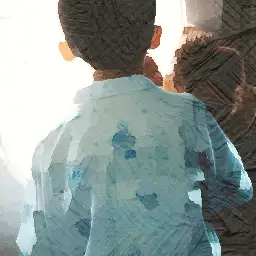 Omega banner painting