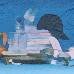 Saint Louis banner painting