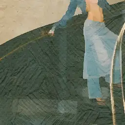 Stella McCartney background painting