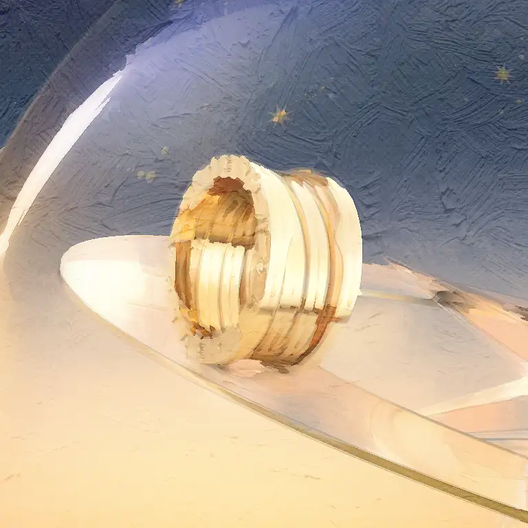A gold B.zero1 ring in Bvlgari’s 2025 campaign, against a blue starry setting