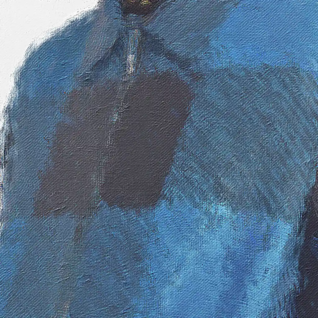 Berluti banner painting