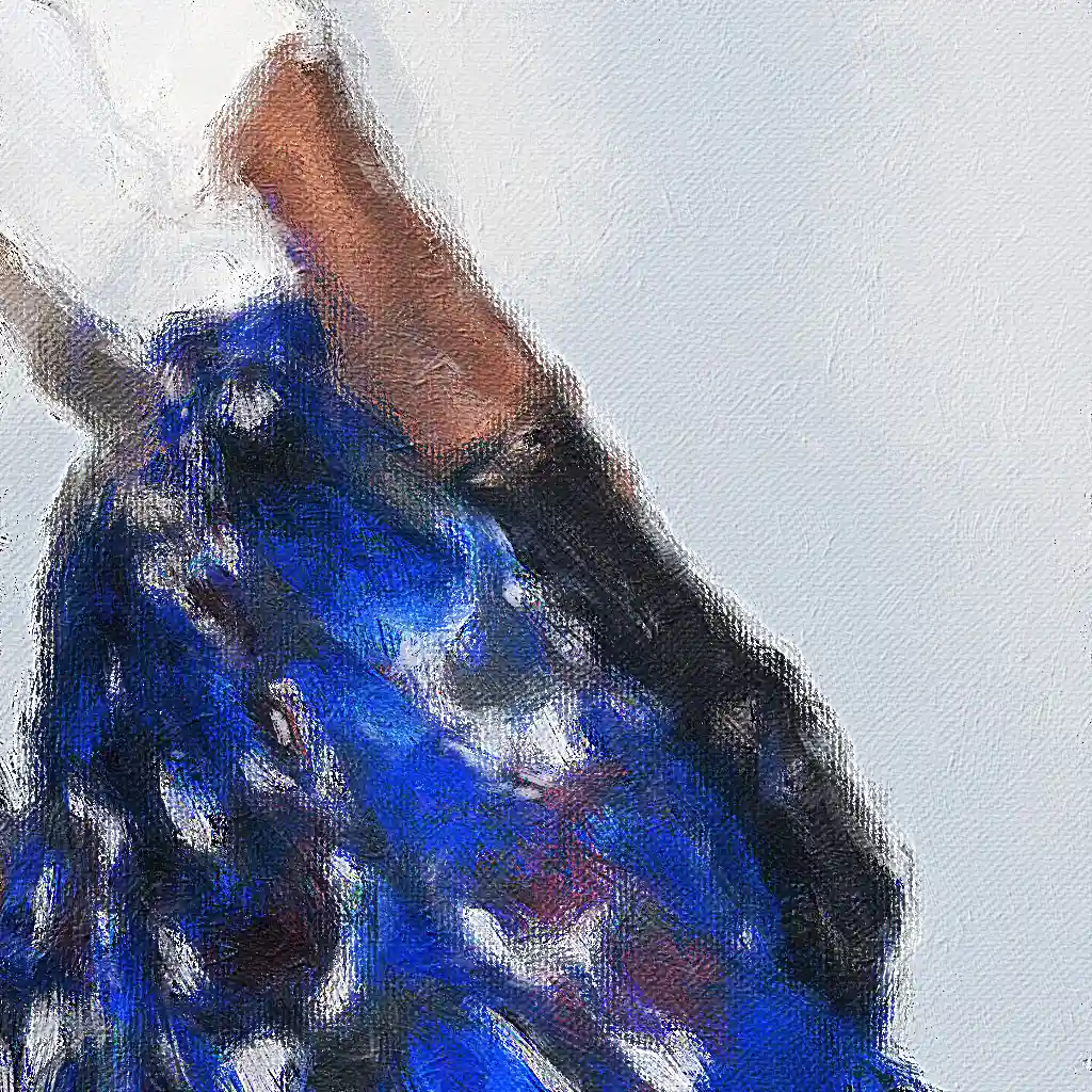 Christian Dior banner painting