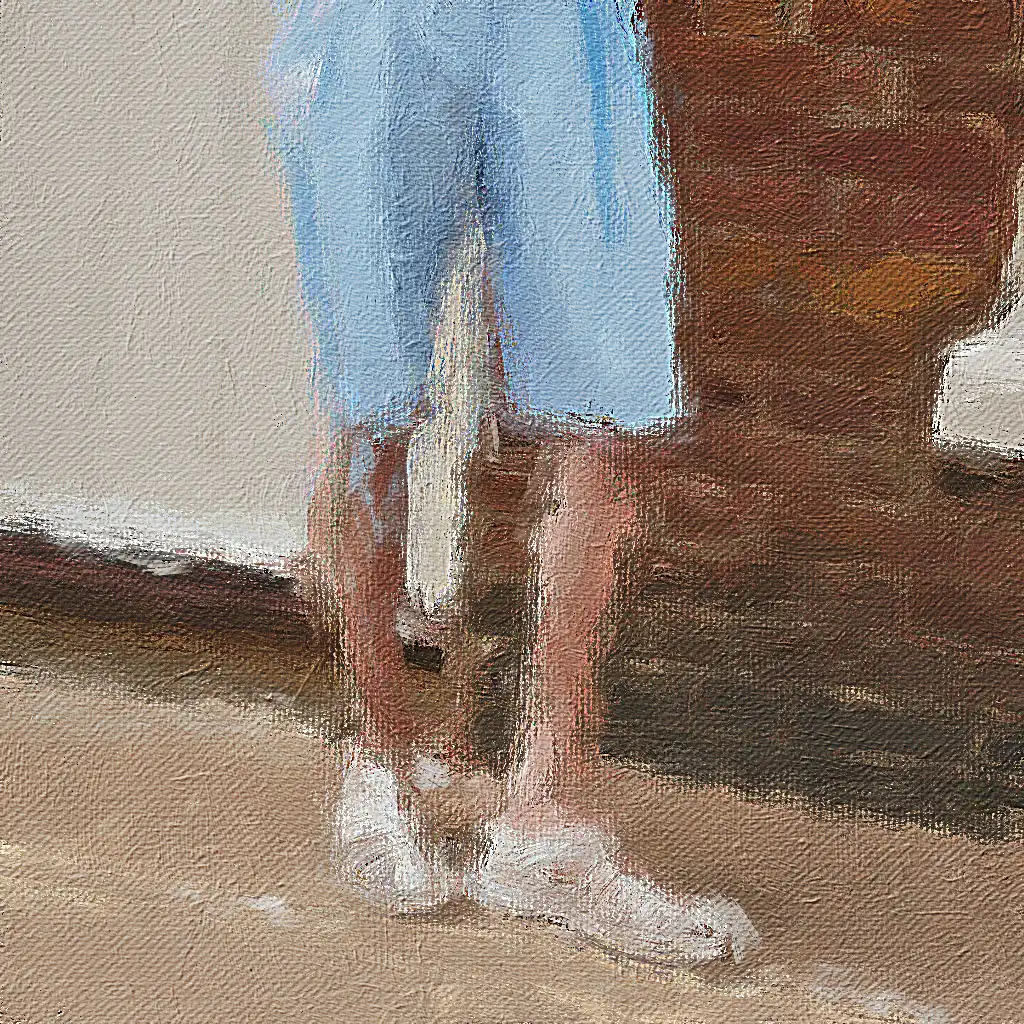 Church's banner painting