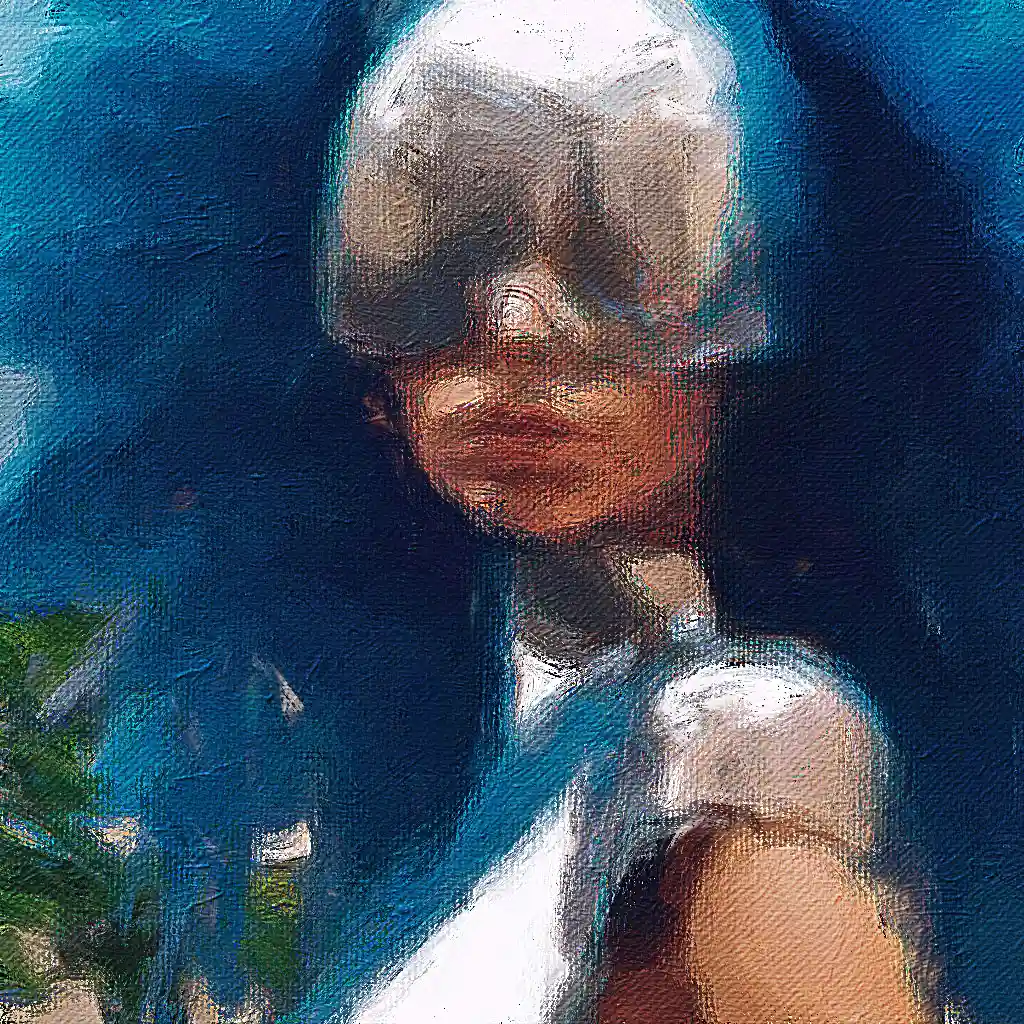 Galeries Lafayette banner painting