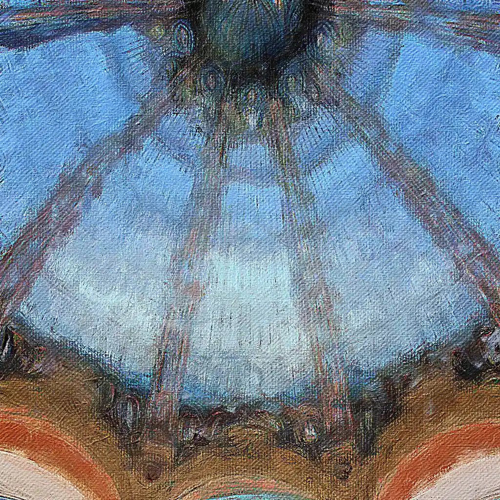 Galeries Lafayette banner painting