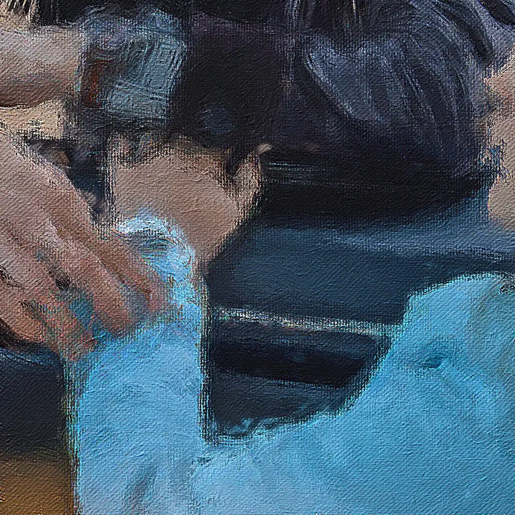 Hamilton banner painting