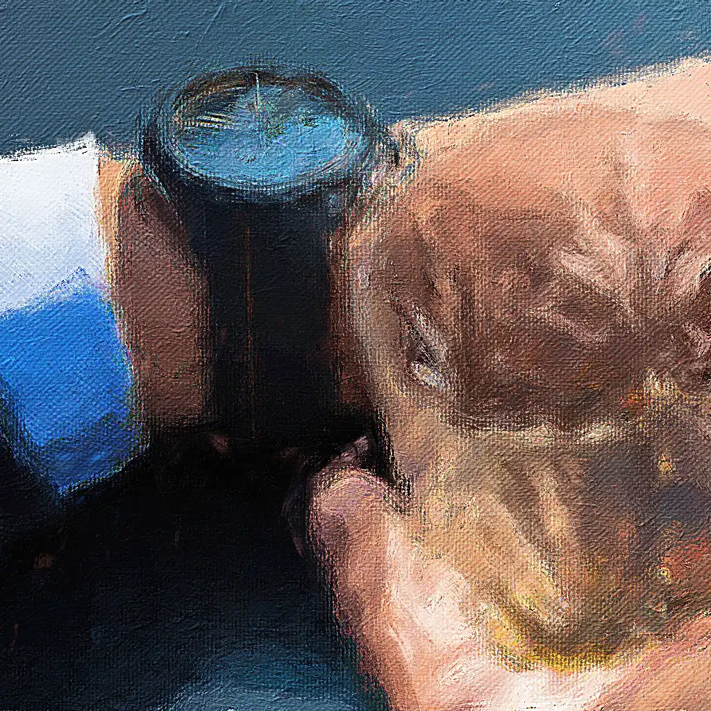 Hour Passion banner painting