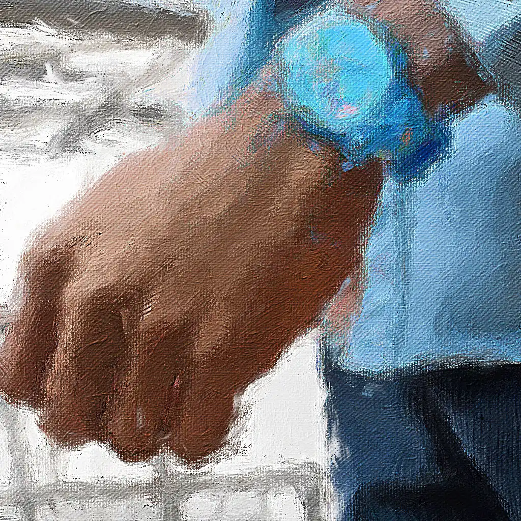 Hour Passion banner painting