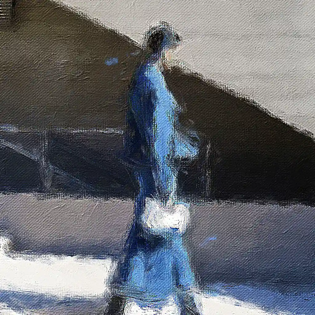 Alexander McQueen background painting