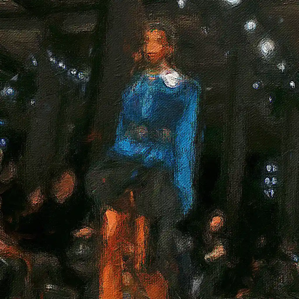 Miu Miu banner painting