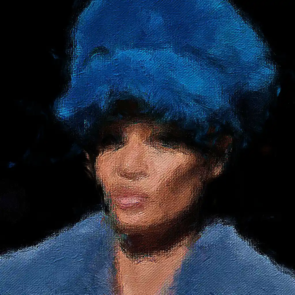 Miu Miu banner painting