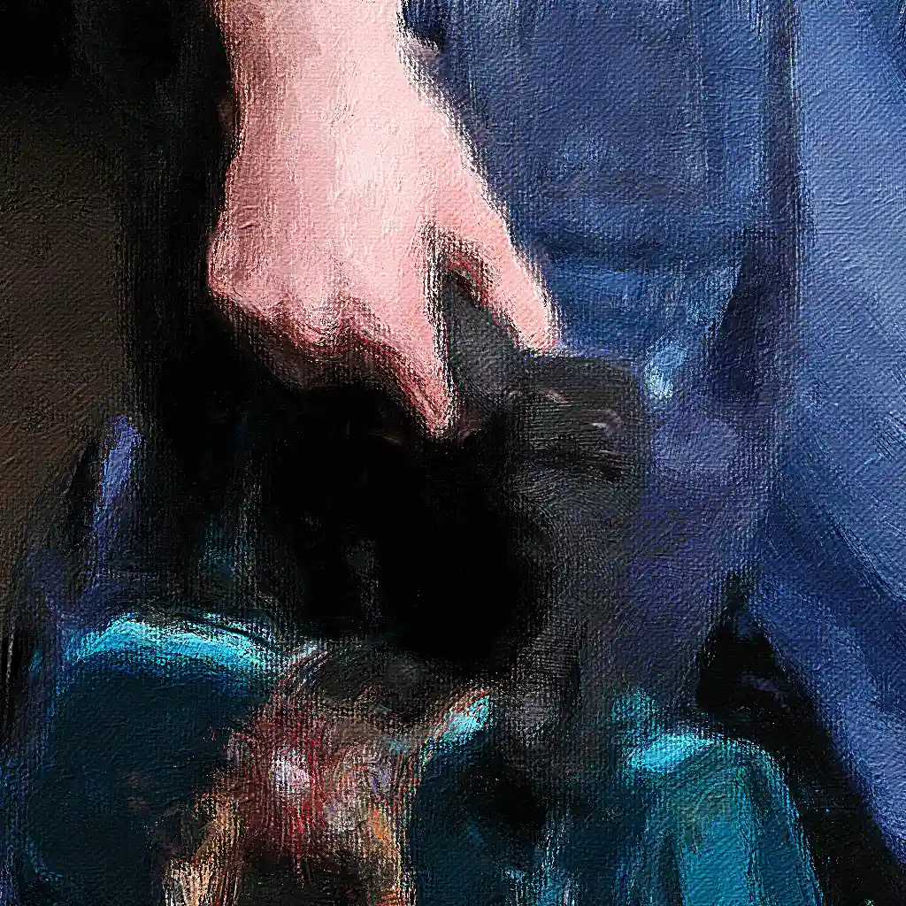 Miu Miu banner painting