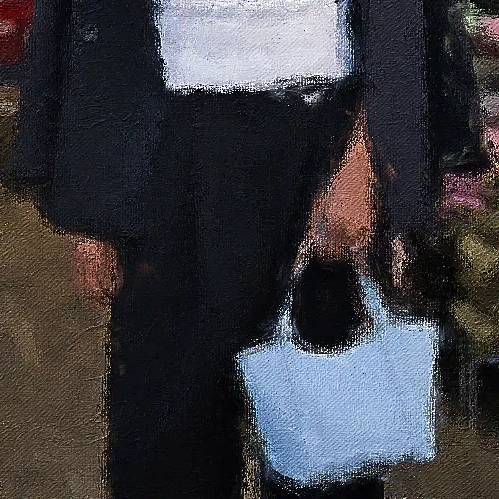 Moynat banner painting