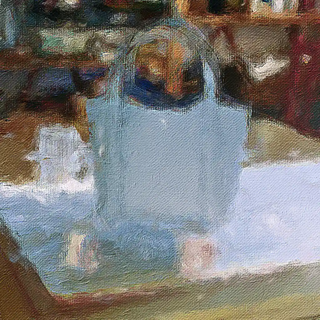 Moynat banner painting