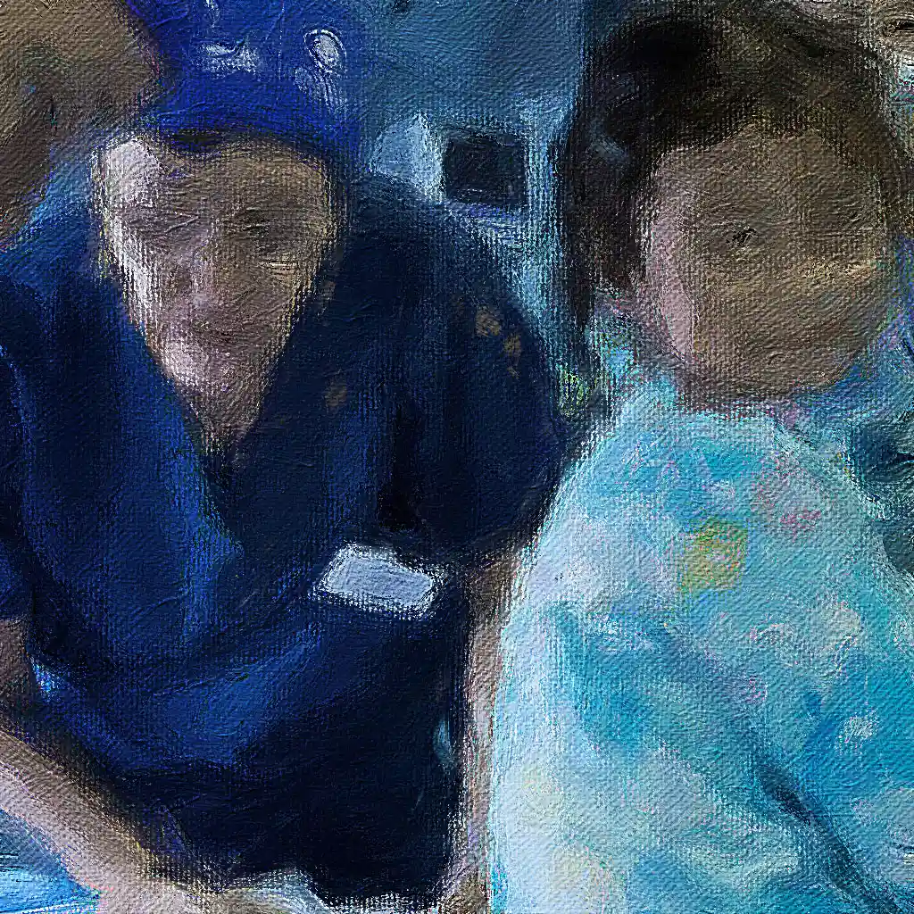 Omega banner painting