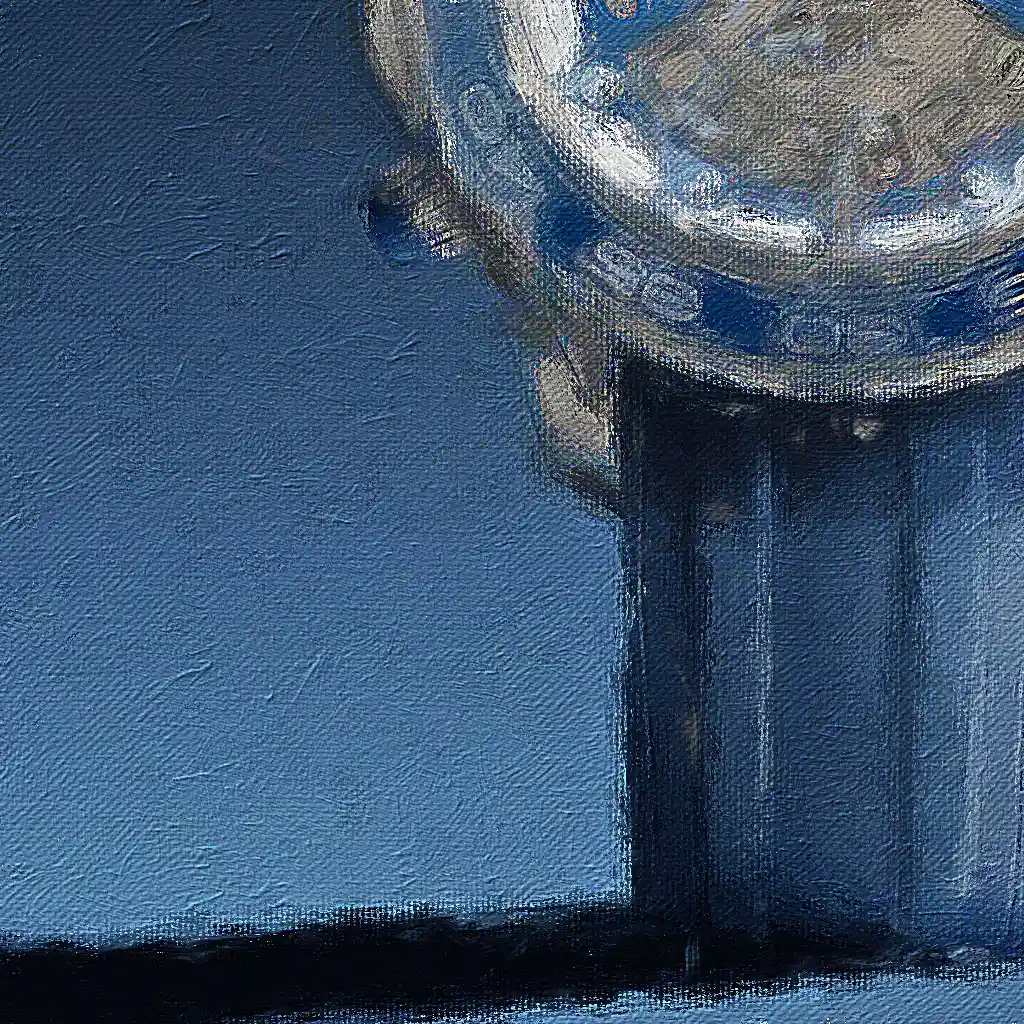 Omega banner painting